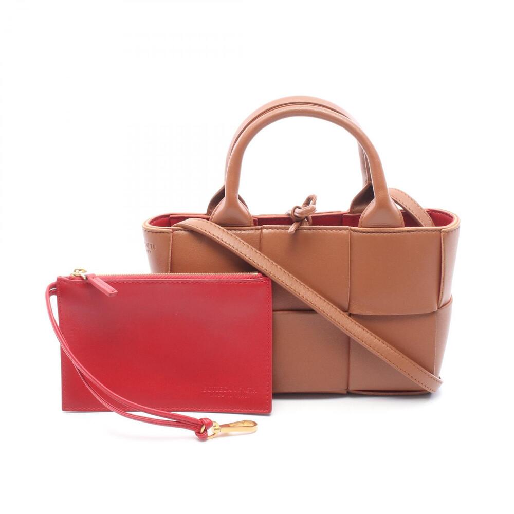 Bottega Veneta Candy Arco Tote Bag Leather Brown